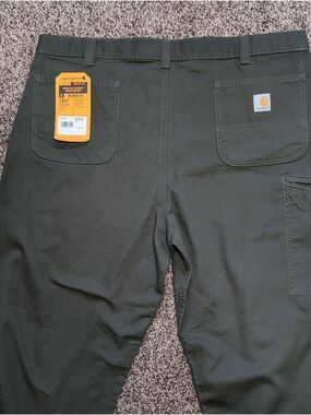 Carhartt Rugged Flex Relaxed Fit Canvas Work Pant Size 42x32 NEW
